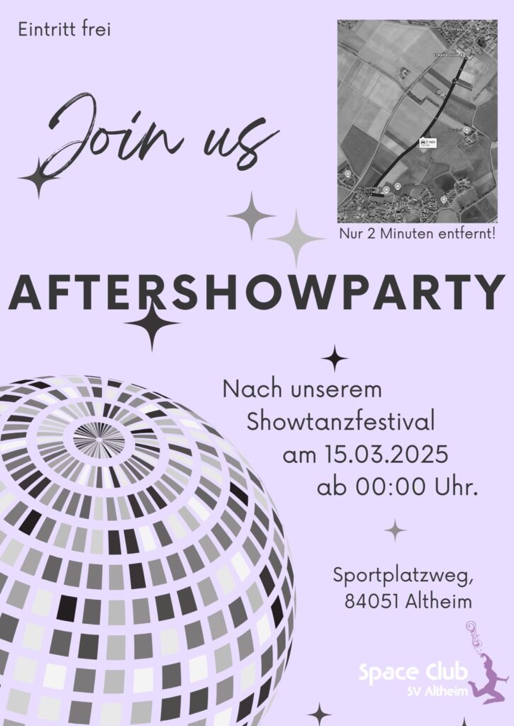 SV Altheim Showtanzfestival Aftershowparty