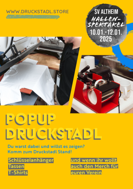 Druckstadl Hallenspektakel Flyer